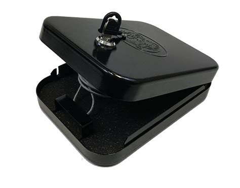 metal gun lock box|handgun lock boxes for home.